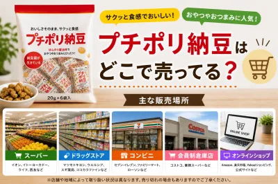 プチポリ納豆はどこで売ってる？見つからない時の買い方と賢い探し方！