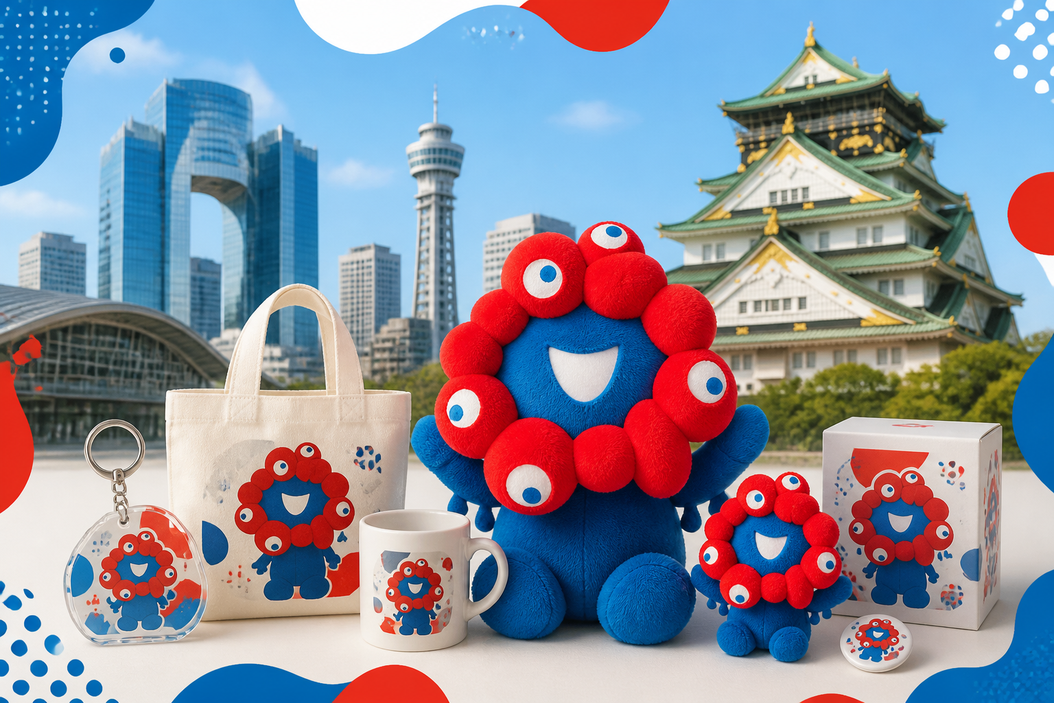 【大阪】ミャクミャクグッズはどこで売ってる?市内の主要販売スポット
