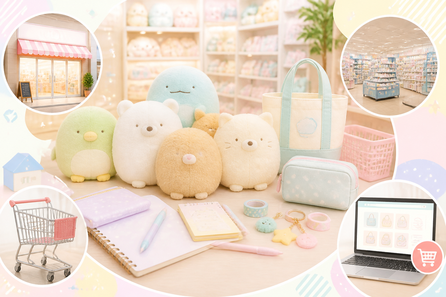 すみっコぐらし新作グッズはどこで売ってる？