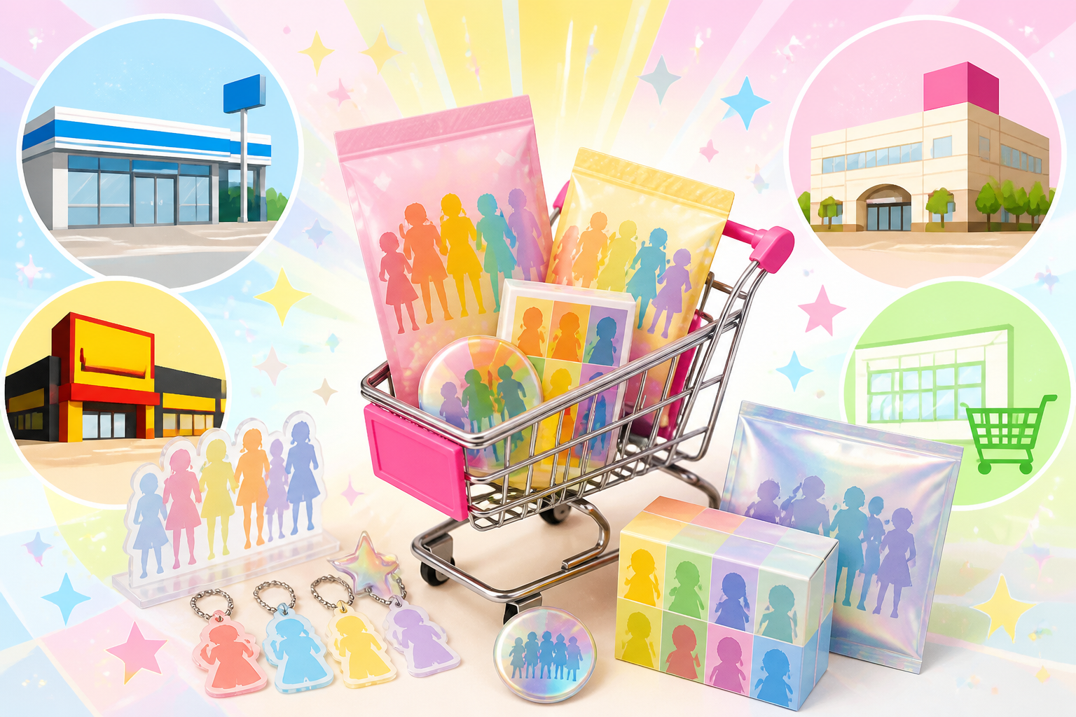 カラフルピーチ新商品はどこで売ってる？コンビニ、ドンキ、イオンで買える？