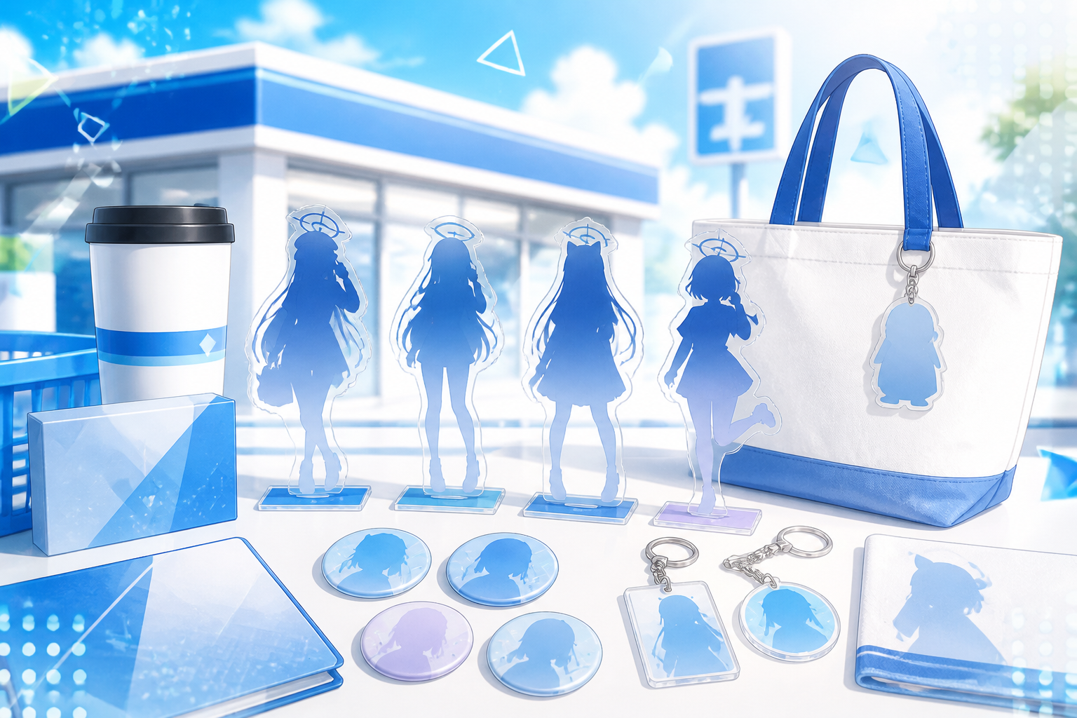 ブルーアーカイブ ローソン限定グッズはどこで売ってる？対象店舗・販売期間まとめ