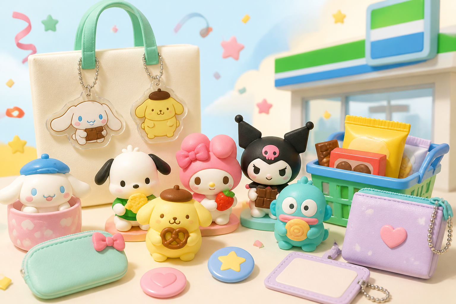 サンリオ×メーカーマスコット第2弾はどこで売ってる？ファミマ限定グッズまとめ