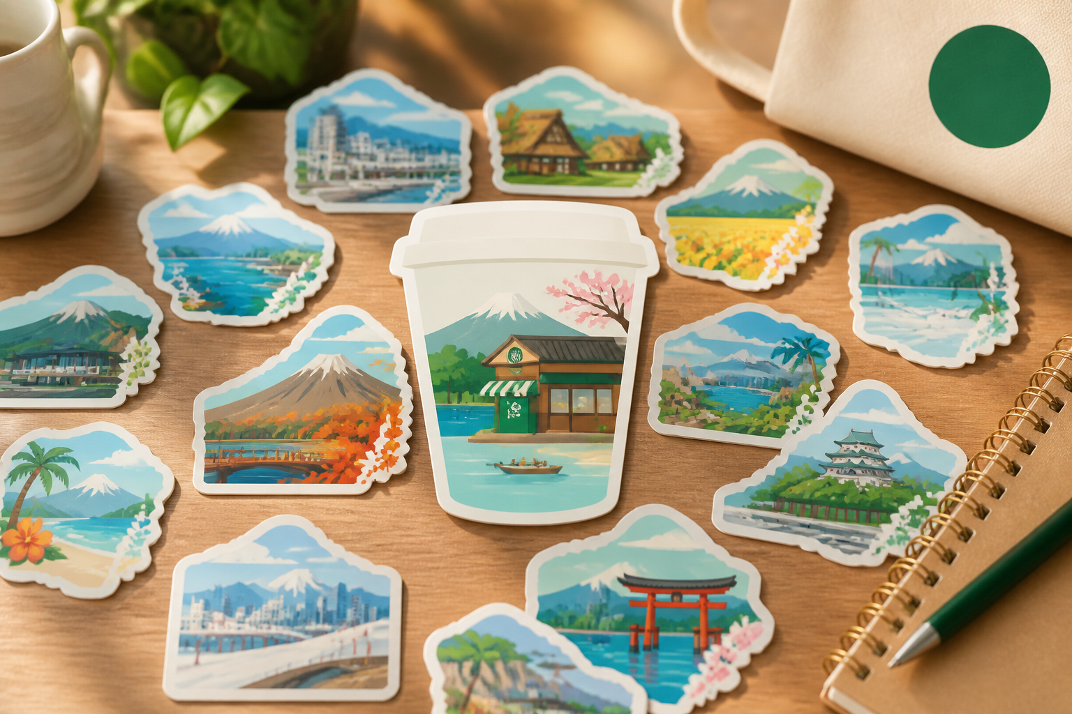 スタバ DayTripステッカーは「各都道府県の店舗限定」で販売!