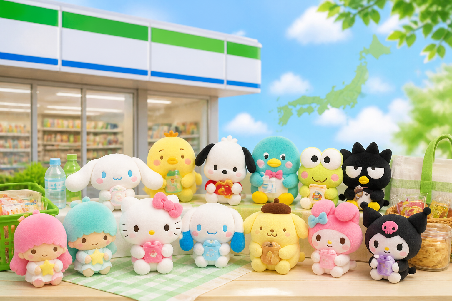 今回の限定グッズが手に入るのは全国のファミリーマートだけ！