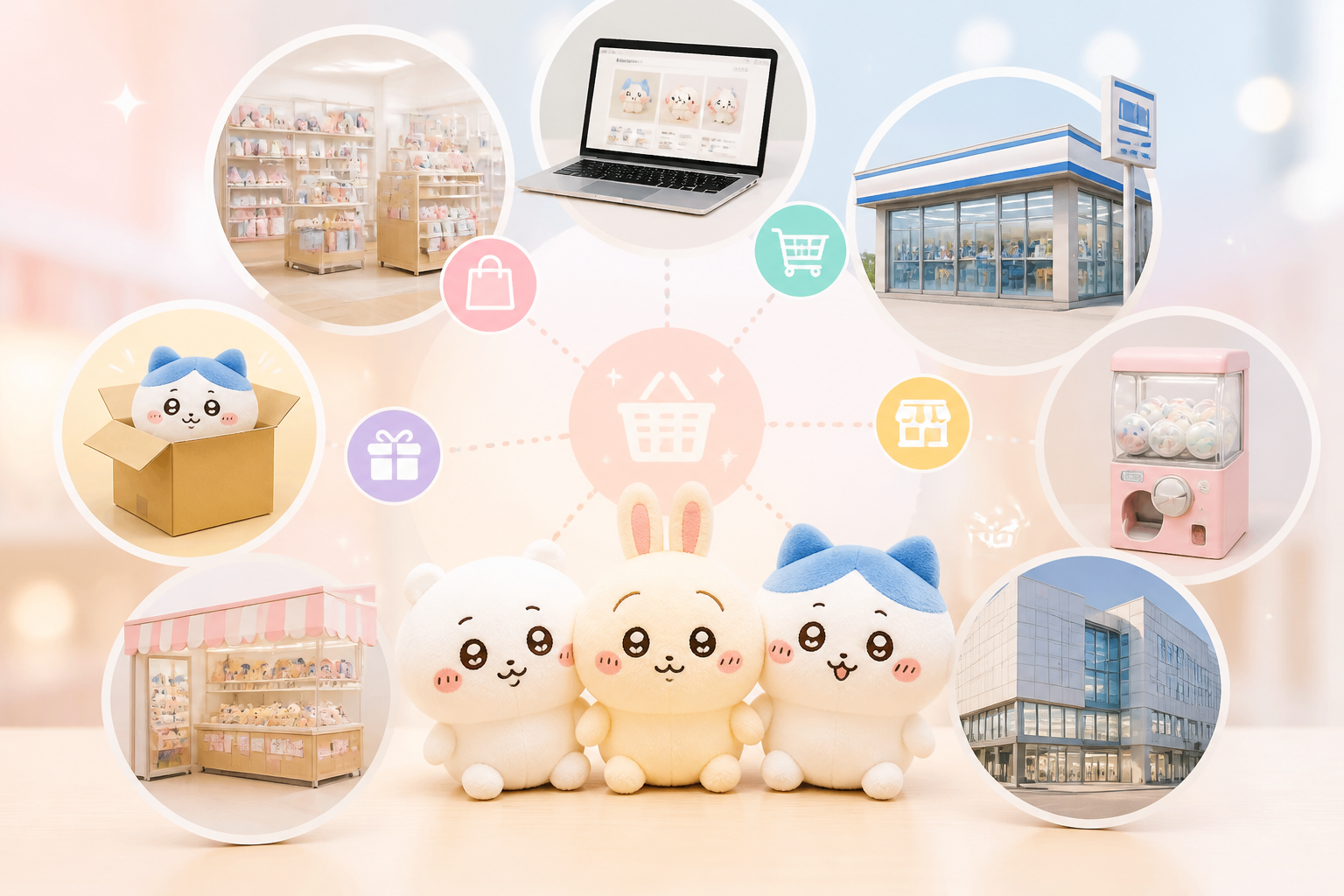 なぜ販売店がバラバラなの？ちいかわグッズの流通の仕組み